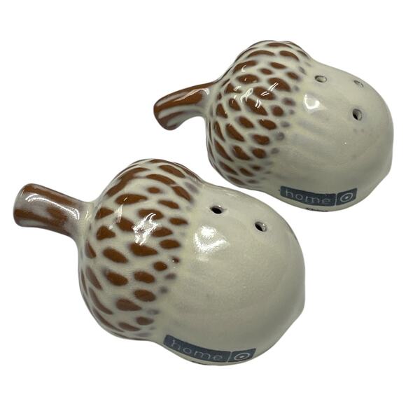 Target Casual Home Acorn Salt and Pepper Terra Cotta Clay MIB - Picture 6 of 9